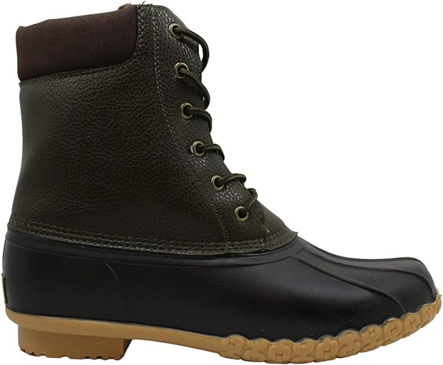 Weatherproof Men’s Adam2 Leather Closed Toe Ankle Fashion Boots Color Olive Size 10M