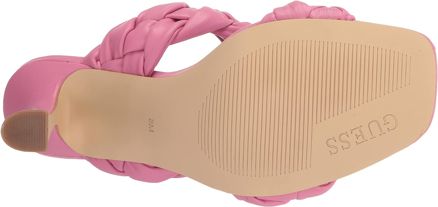 GUESS Women's Harlie Fashion Heeled Sandals Color Medium Pink Size 5.5M