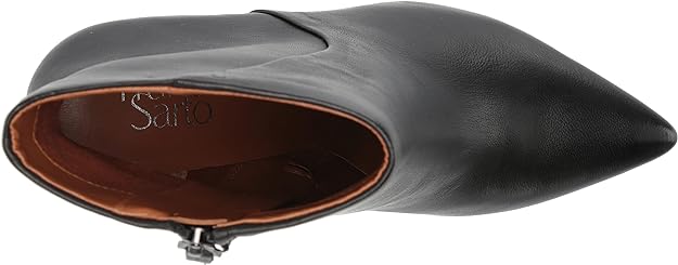 Franco Sarto Women's Vesi Block-Heeled Booties Color Black Leather Size 7M