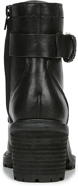Zodiac Women's Gemma Lace Up Booties Black Leather Size 10