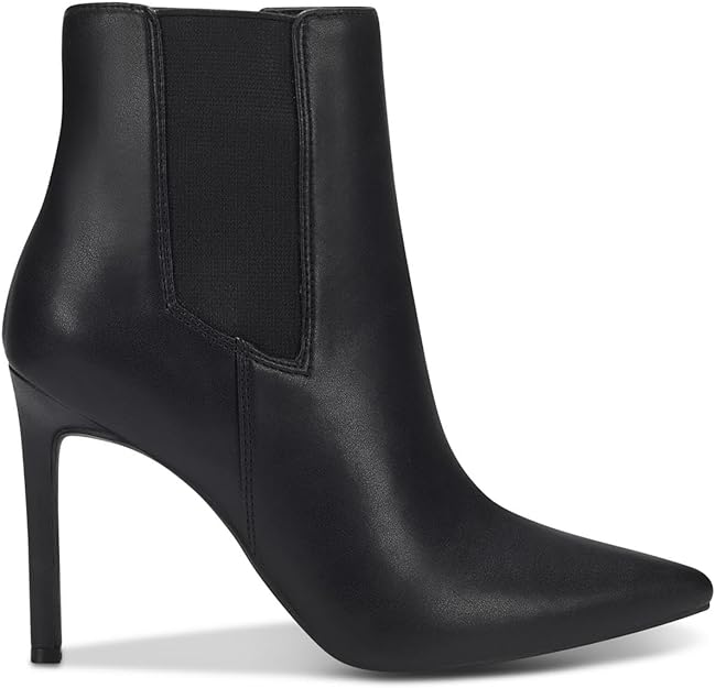 INC International Concepts Women's Katalina Pointed-Toe Booties Color Black Smooth Size 10M