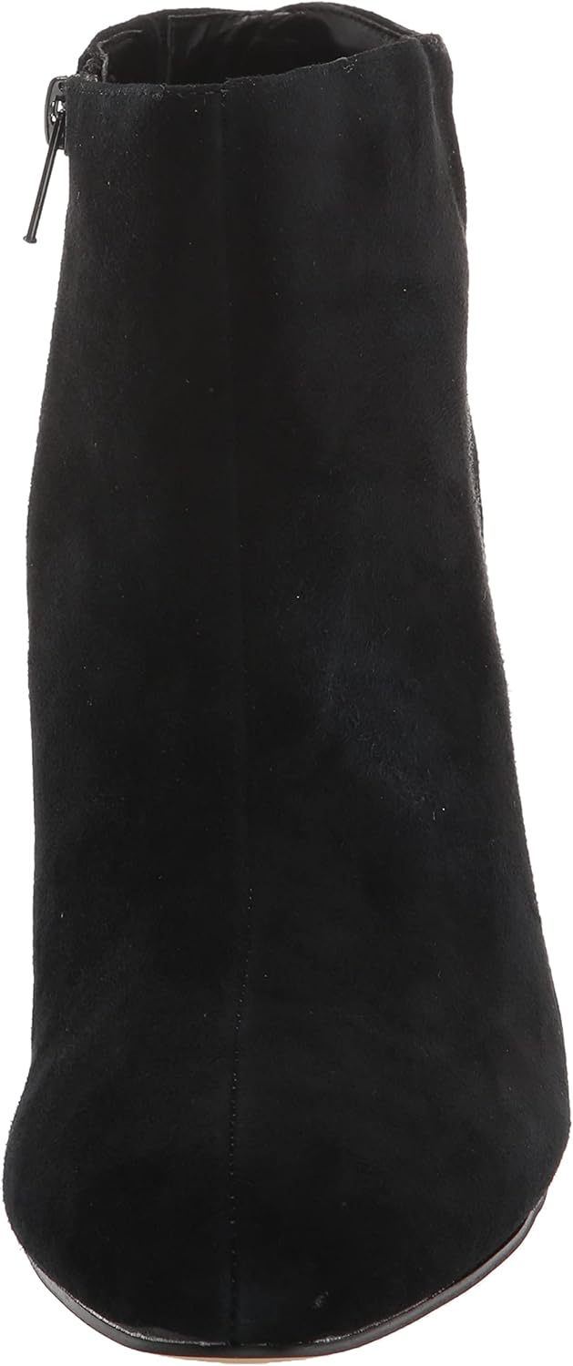 Bella Vita Women's Brennan Ankle Dress Booties Color Black Kid Suede Leather Size 10W
