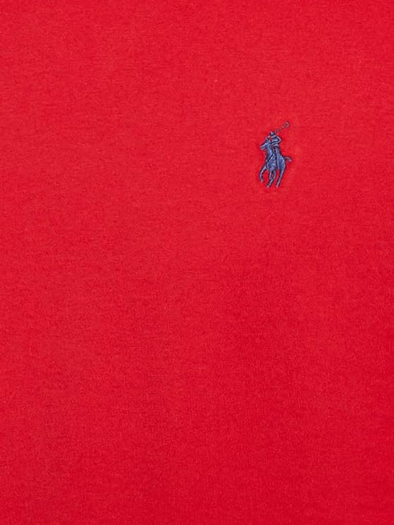 Polo Ralph Lauren Men's Classic-Fit V-Neck Cotton T-Shirt Color Red Size 2XL