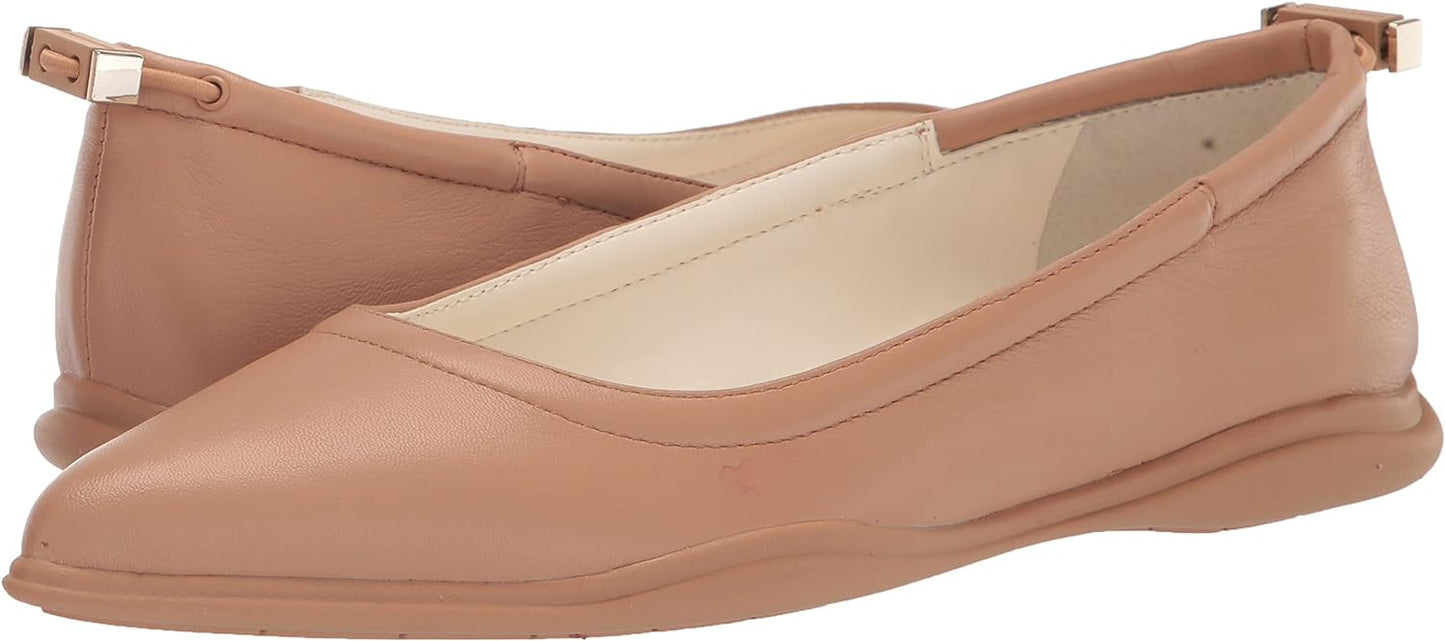 Vince Camuto Women's Bendreta Sport Pointed-Toe Ballet Flats Color Sandstone Size 5.5M