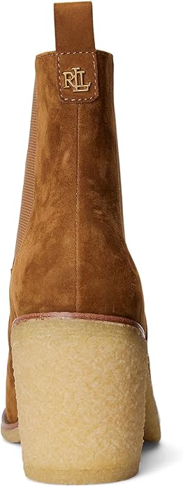 Lauren Ralph Lauren Women's Marianna Pull-On Dress Boots Color Whiskey Size 6M