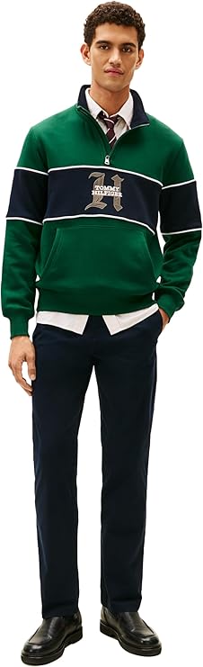 Tommy Hilfiger Men's Straight-Fit Chino Pants Navy Blaze W34xL32