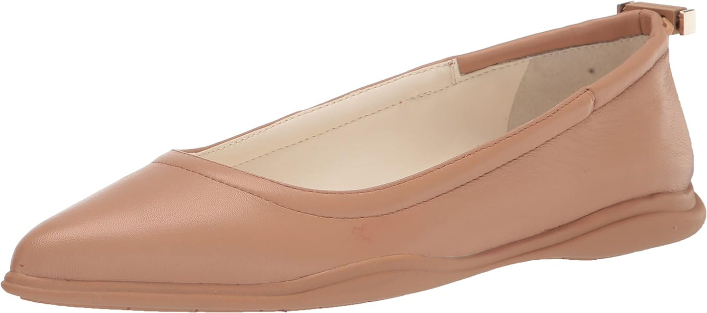 Vince Camuto Women's Bendreta Sport Pointed-Toe Ballet Flats Color Sandstone Size 5.5M