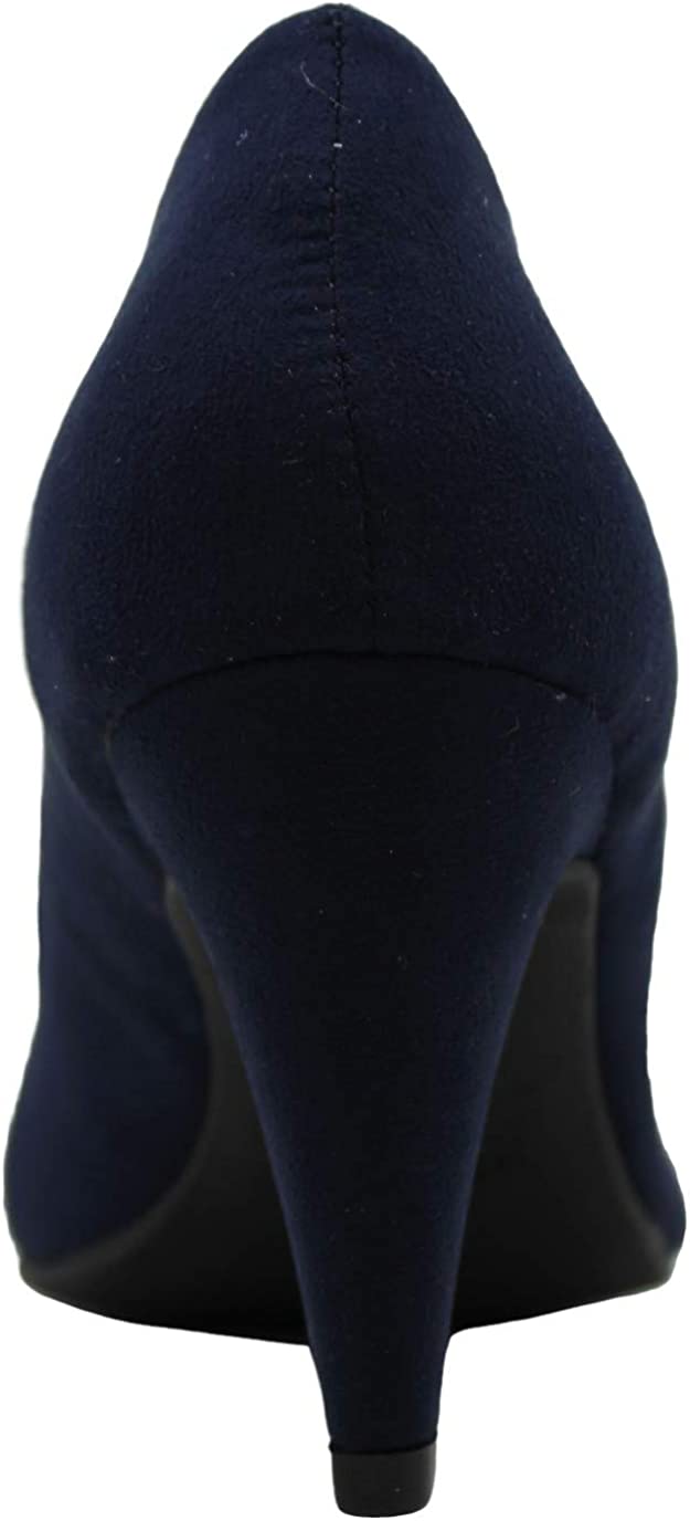 American Rag Women's Felix Closed Toe Classic Pumps  Color Navy Size 9W