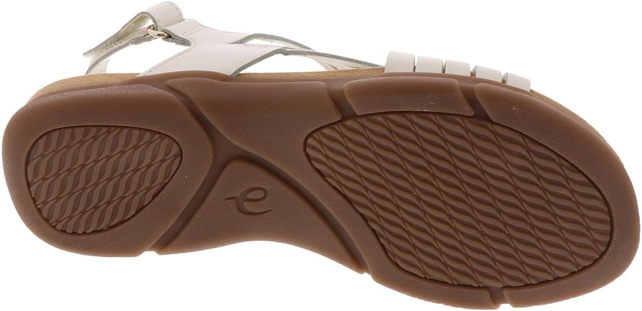 Easy Spirit Women's Mar Leather Slingback Sandal White Size 9.5W