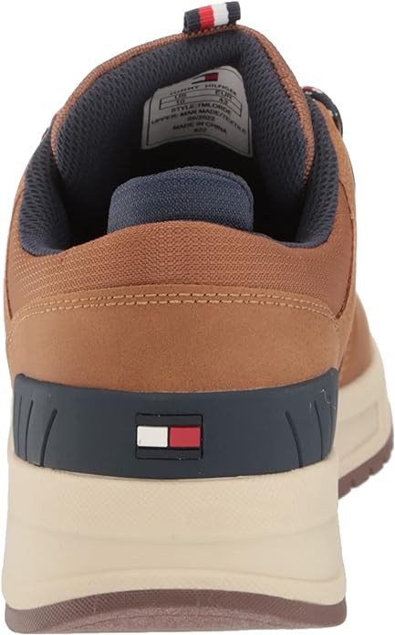 Tommy Hilfiger Men's Lorde Lace-Up Sneakers Color Wheat/Navy Size 11.5M