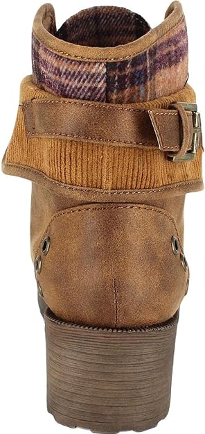 Rock and Candy by Zigi Women's Sonni Lace Up Combat Boots Color Tan Size 9M