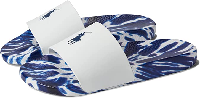 Polo Ralph Lauren Mens Signature Pony Tie-Dye Sandal Color Navy Tie Dye Size 11