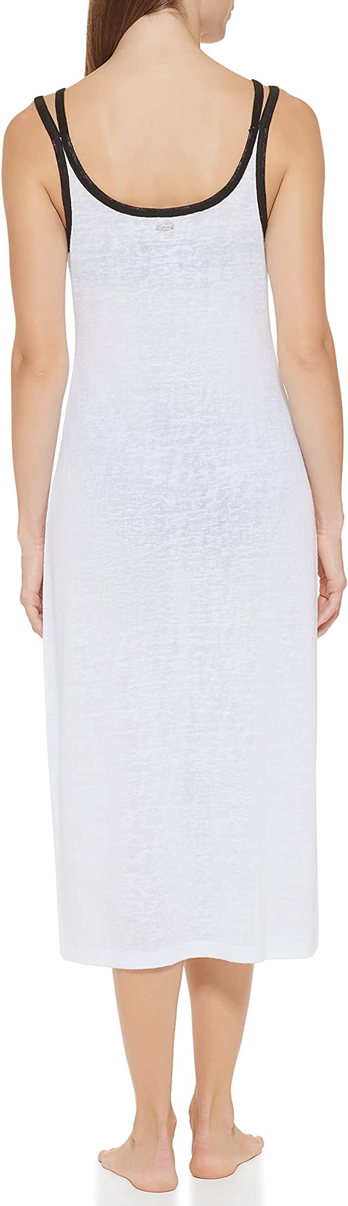 DKNY Double-Strap Dress Cover-Up Color Ivory Size S