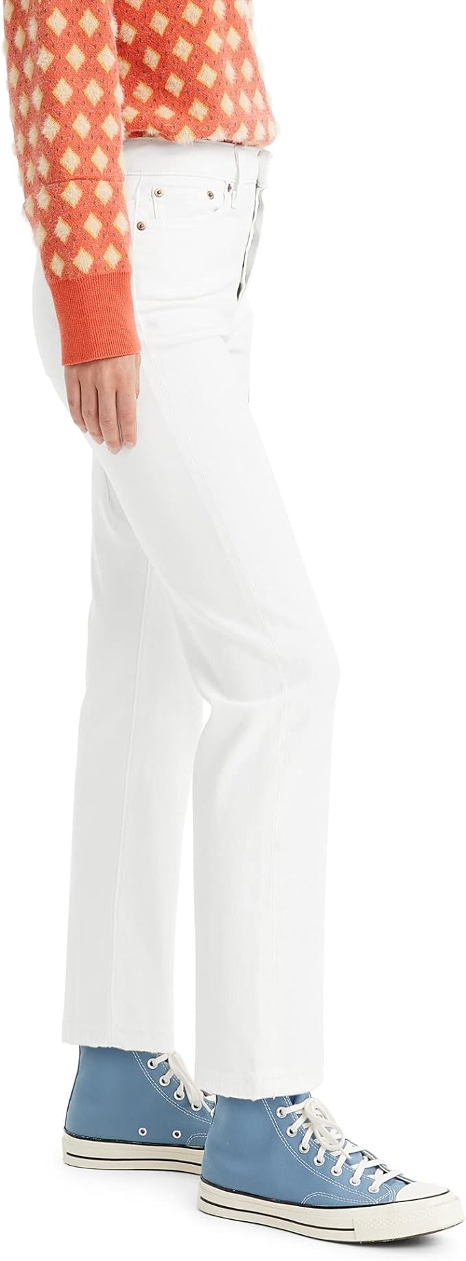 Levi's Released-Hem Straight-Leg Jeans Color Soft Clean Size 29R