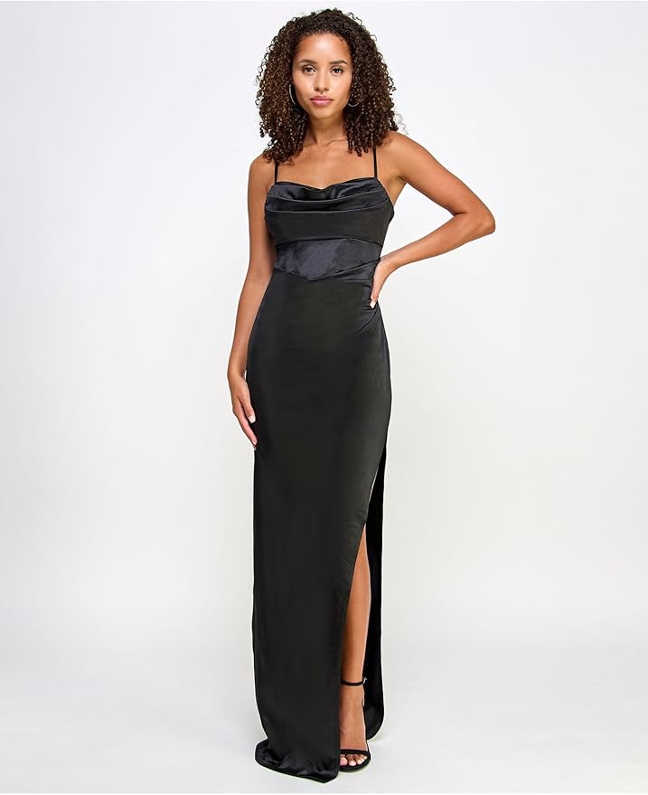 emerald sundae black dress M (8-10) Like new Spaghetti Straps Emerald Sundae Black Nude Lace