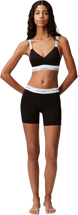 Calvin Klein Women's Modern Cotton Boxer Brief Black Size L