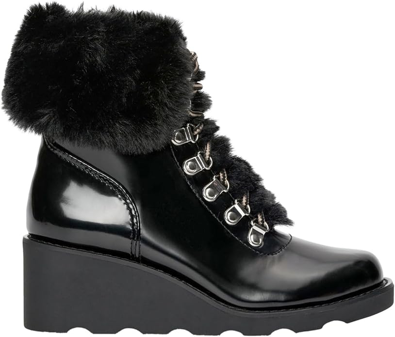INC International Concepts Women's Hannia Wedge Booties Color Black Size 7.5M