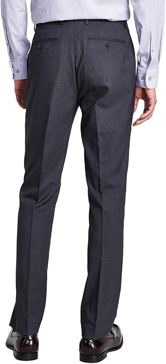 Calvin Klein Men's Wool Slim-Fit Dress Pants Color Gray W36xL32