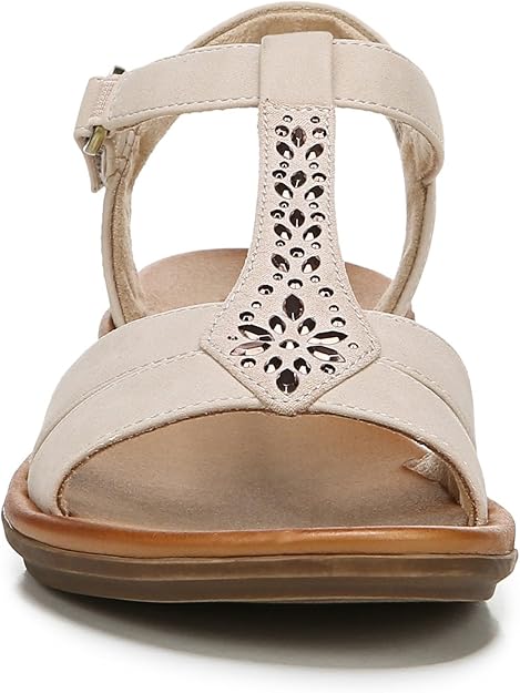 Soul Naturalizer Summer Ankle Strap Summer Sandal Porcelain Faux Nubuck Size 9