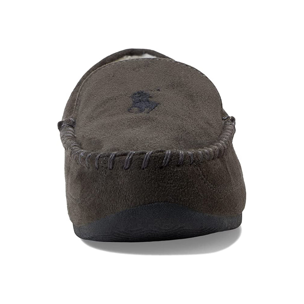 POLO RALPH LAUREN Mens Declan Bear Moccasin Slipper Color Gray Size 11