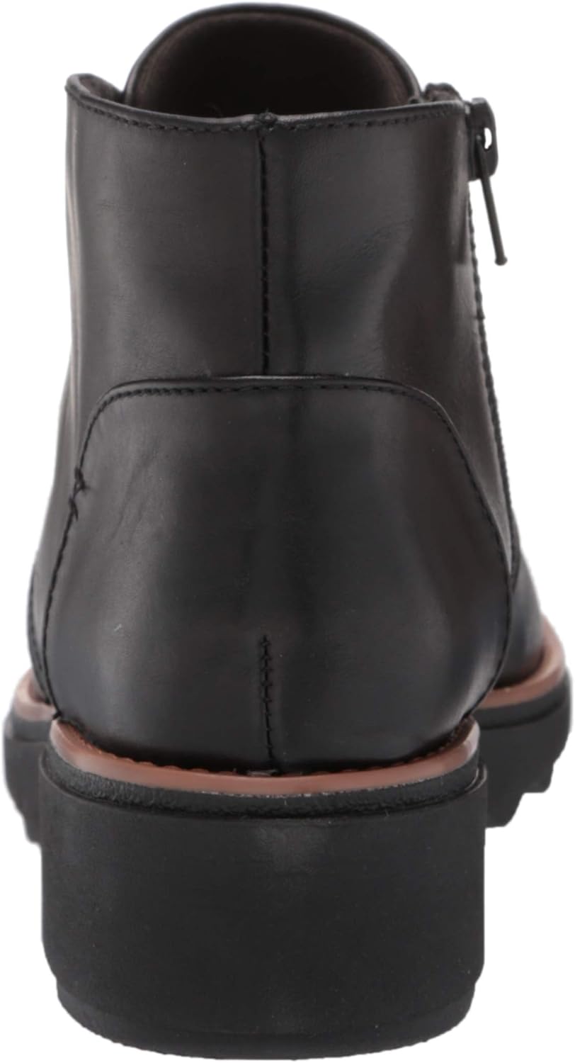 Clarks Women's Sharon Hop Ankle Booties Color Black Leather Size 6M