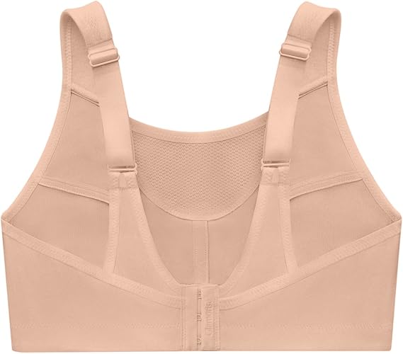 Glamorise No-bounce Camisole Sports Wirefree Bra Cafe Size 40DD