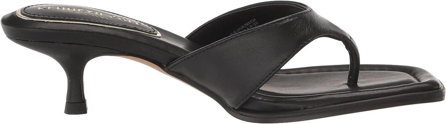 Kenneth Cole New York Women's Classic Geneva Wedge Sandals Color Black Size 7.5M
