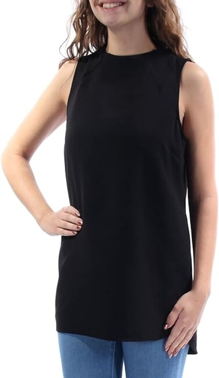 Alfani Women's Sleeveless Tunic Color Deep Black Size S