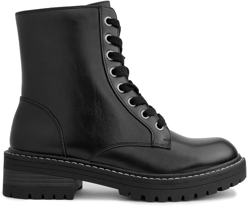 Sugar Women's Kaedy Combat Boots  Color Black Size 10M