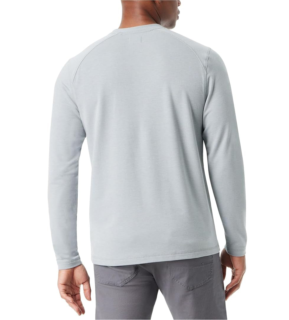 BASS OUTDOOR Men's Long-Sleeve Fashion T-Shirt Quarry Size S