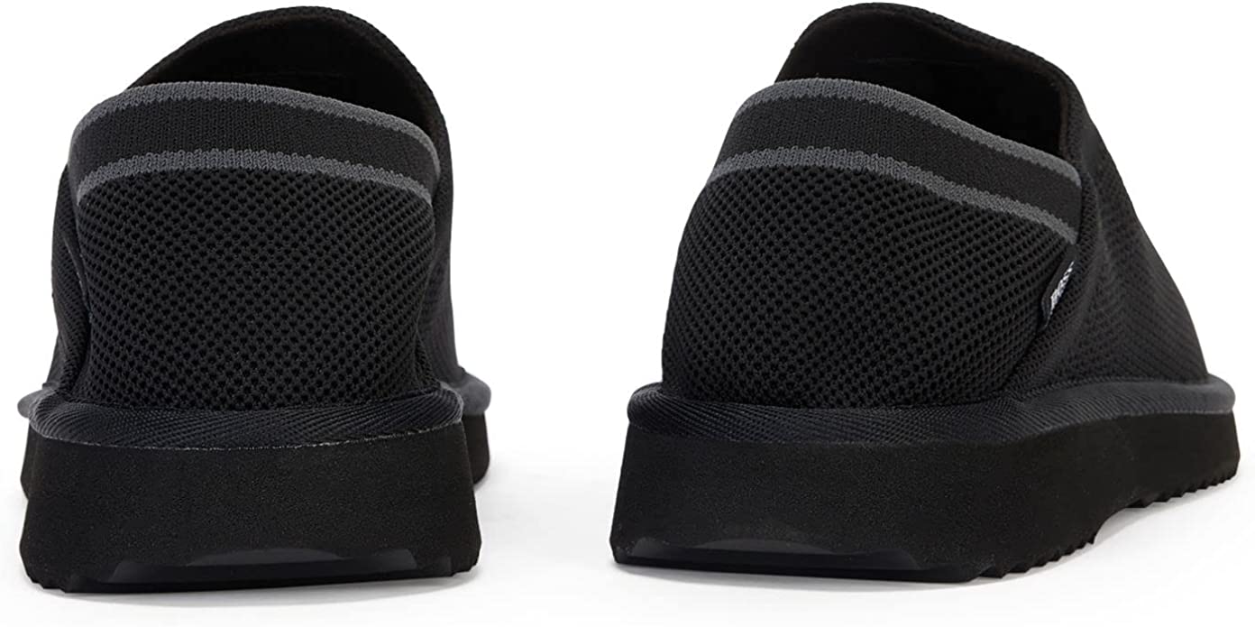 Hugo Boss Men's Homium Knit Slipper Color Black Size 9M