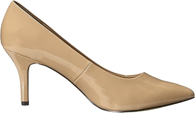 Bella Vita Women's Define II Dress Pumps Color Nude Patent Size 9.5W