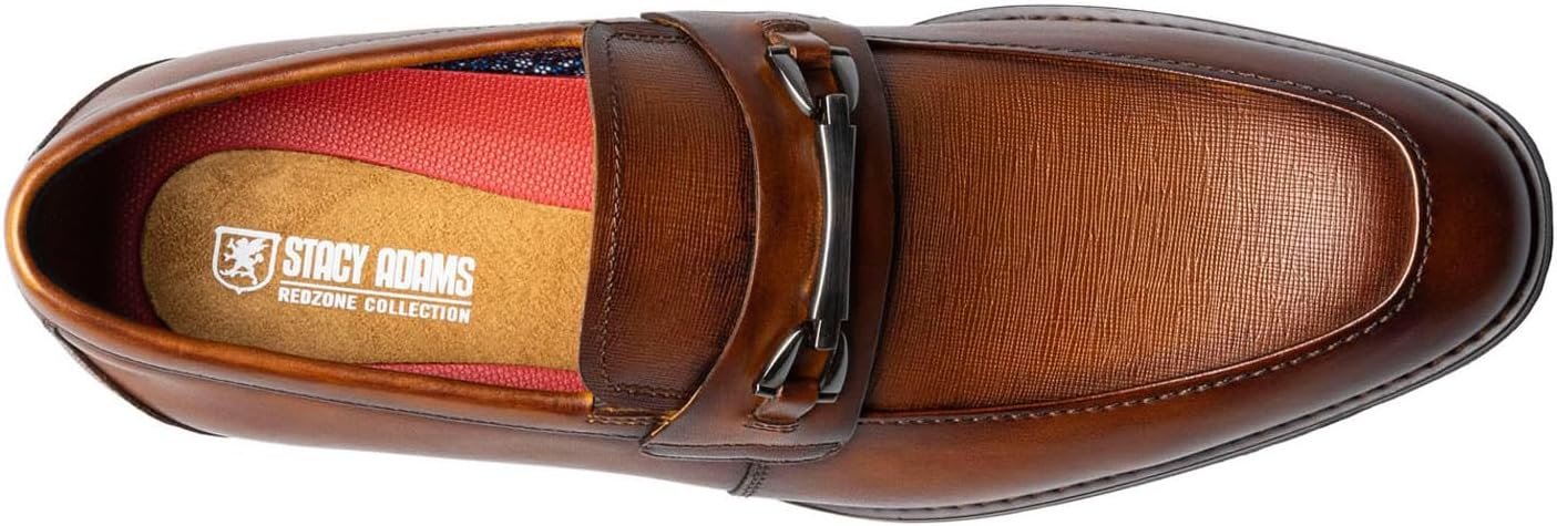 Stacy Adams Men's Kaylor Bit Dress Loafer Cognac Size 8