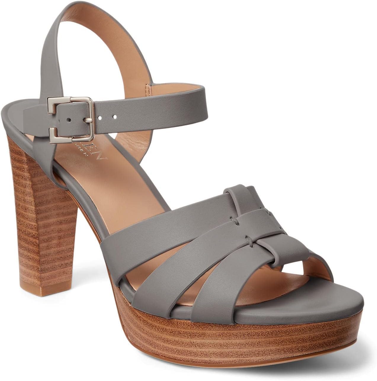 Lauren Ralph Lauren Women's Soffia Ankle-Strap Sandals Color Ocean Size 10M