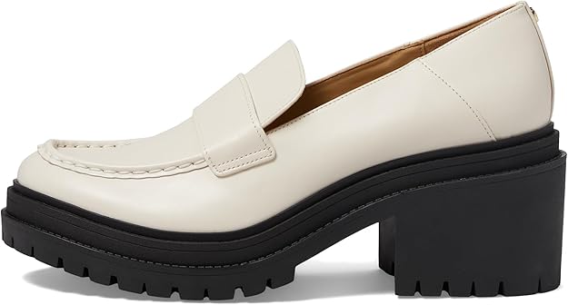 Michael Kors Women's Rocco Slip-On Loafer Light Cream Size 8