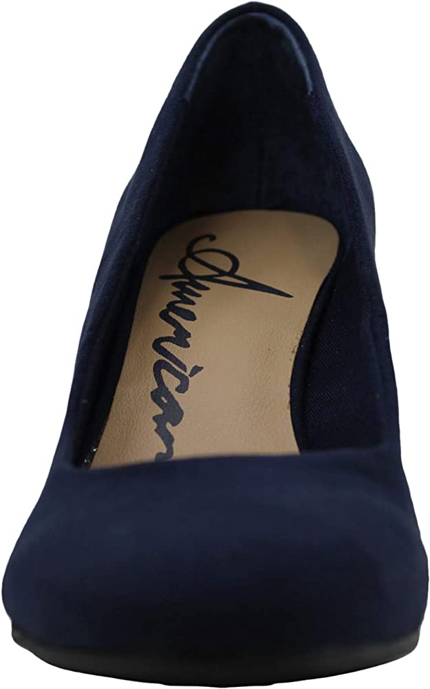 American Rag Women's Felix Closed Toe Classic Pumps  Color Navy Size 9W