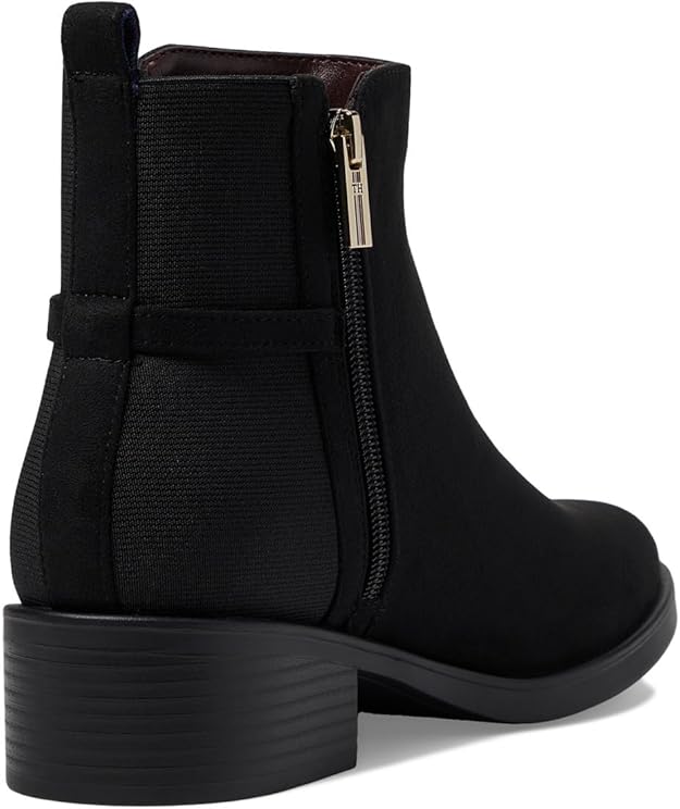 Tommy Hilfiger Women's Imiera Ankle Boots Color Black Suede Size 9.5M