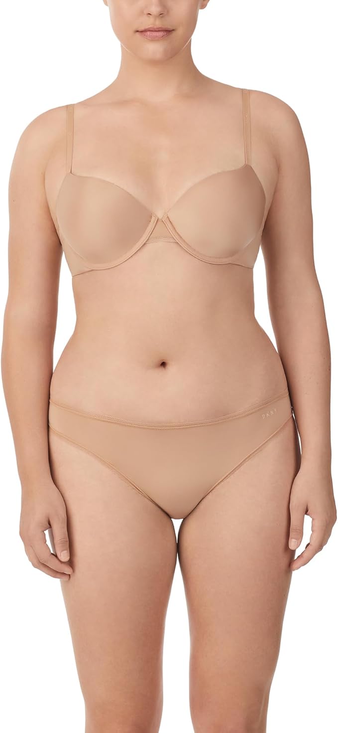 DKNY Litewear Spacer T-Shirt Bra DK Glow Nude Size 34B