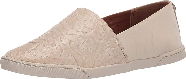 Patricia Nash Designs LOLA Leather Flats Color Ivory Size 6.5M