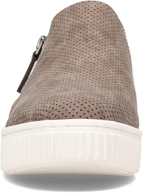 Soul Naturalizer Women's Turner Slip-On Sneakers Grey Faux Leather Size 6W