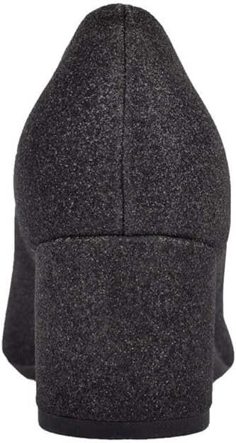 Evolve By Easy Spirit Women's Robin Slip On Color Black Glitter Size 7.5M