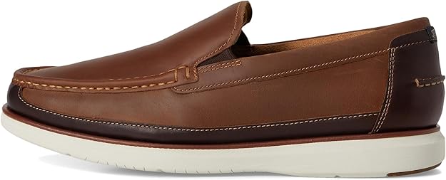Florsheim Men's Tropics Moc Toe Venetian Slip-on Loafer Brown Size 11W