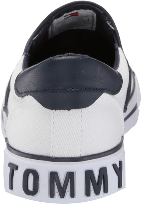 Tommy Hilfiger Men's Roaklyn Loafer Color White Multi Fabric Size 7M