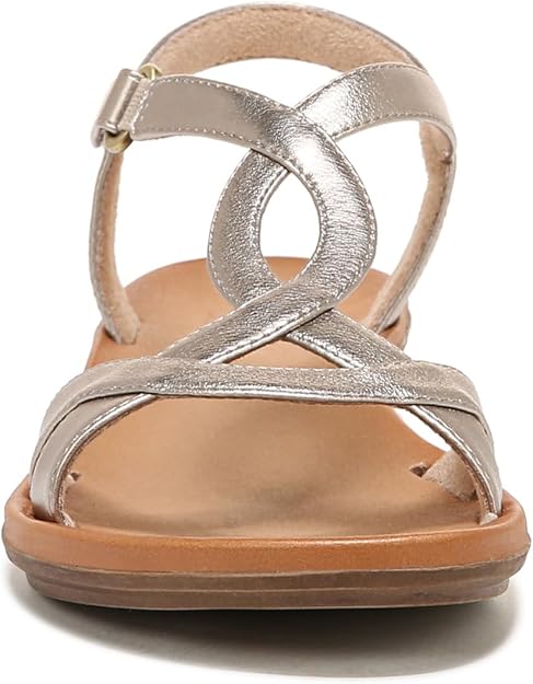 Soul Naturalizer Summer Ankle Strap Summer Sandal Warm Silver Size 8.5W