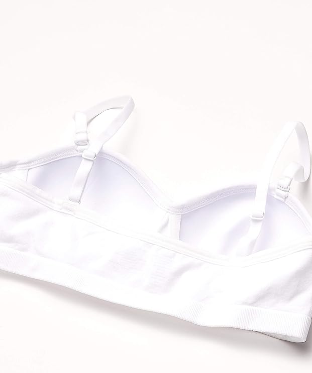 Maidenform Girls Seamless Molded Cup Hybrid Strapless Bandeau Bra Color White Size 36A
