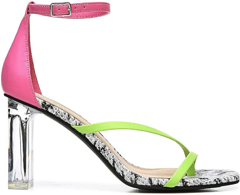 Bar III Women's Blakke Faux Leather Dressy Dress Sandals Color Multi Smooth Size 8.5M
