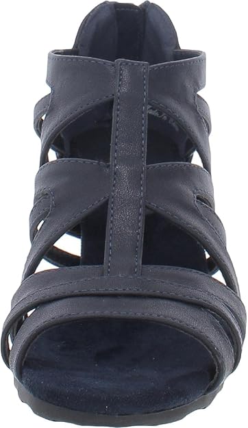 Easy Street Women's Amaze Dress Heeled Sandals Navy Size 8 Style AMAZE