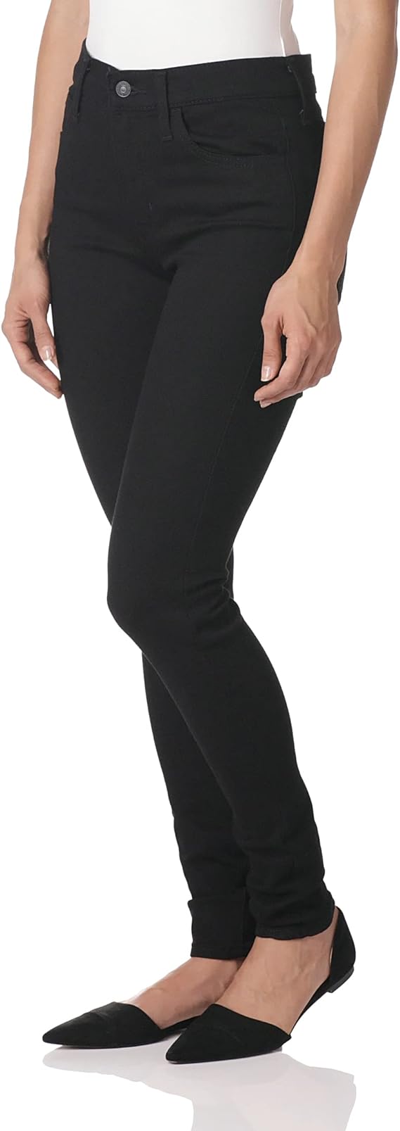 Levi's Women's 720 High Rise Super Skinny Jeans Color Blackest Night Size 12/W31xL32