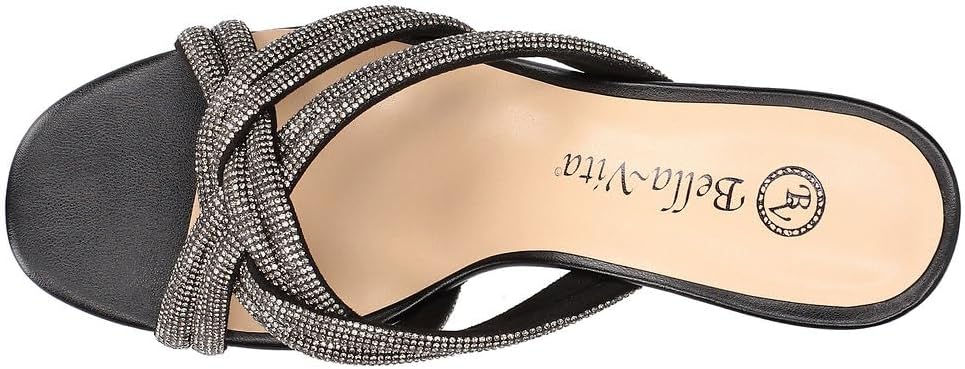 Bella Vita Women's Carmen Heeled Sandals Color Black Suede Size 5M