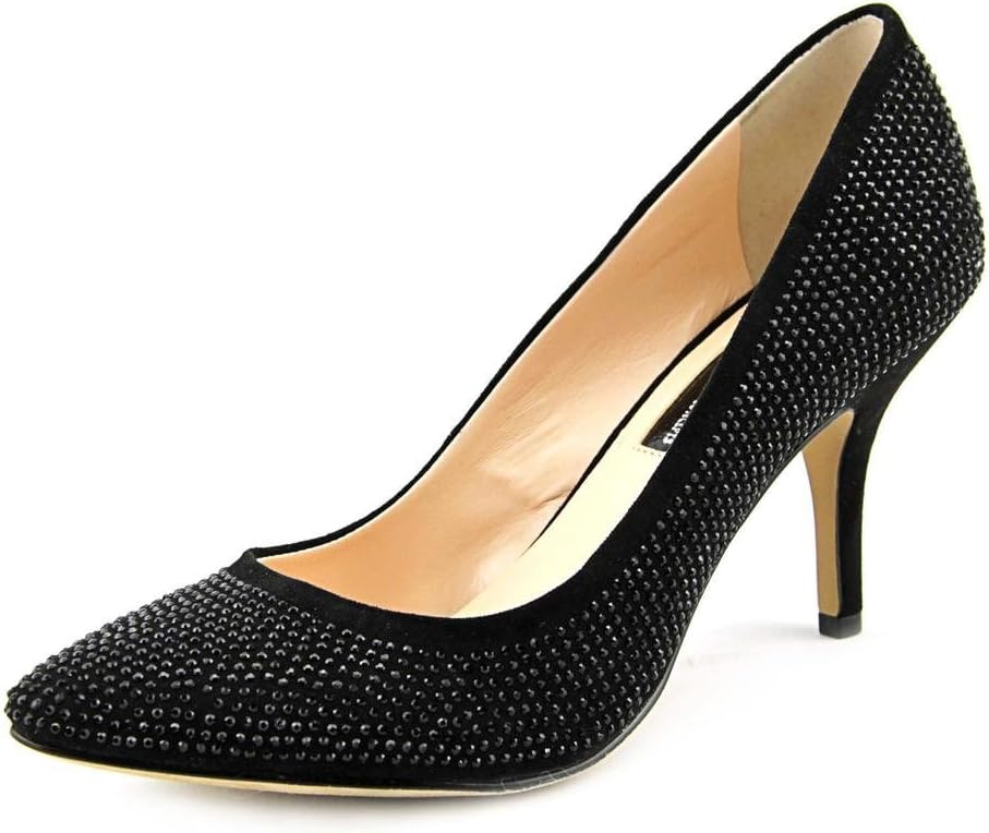 INC International Concepts Women's Zitah Pumps Color Black Bling Size 9.5M